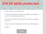 Yummikeys coupon verification screenshot
