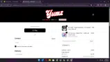 YUMZ LAB coupon verification screenshot
