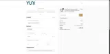 YUNI Beauty coupon verification screenshot