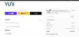 YUNI Beauty coupon verification screenshot