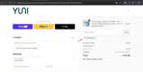 YUNI Beauty coupon verification screenshot