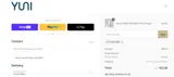 YUNI Beauty coupon verification screenshot