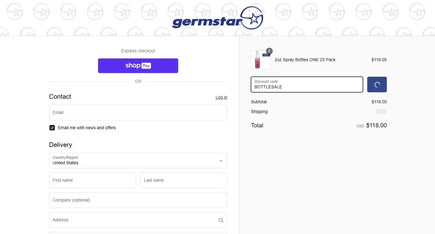 Yupik checkout page showing Yupik discount code box | Screenshot taken by SimplyCodes community member on Feb 25, 2025