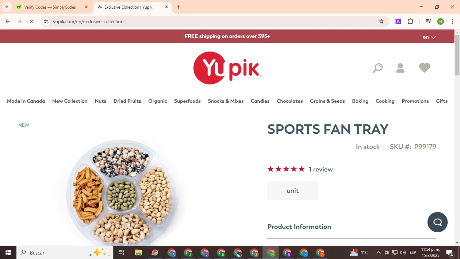 Yupik discount code screenshot showing code GIFT applied at Yupik checkout page. Uploaded by SimplyCodes community member TokenMaverick6956 on Mar 16, 2025