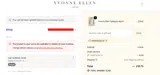YEBIRTHDAY10 coupon verification screenshot