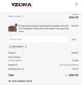 Welcome15 coupon verification screenshot