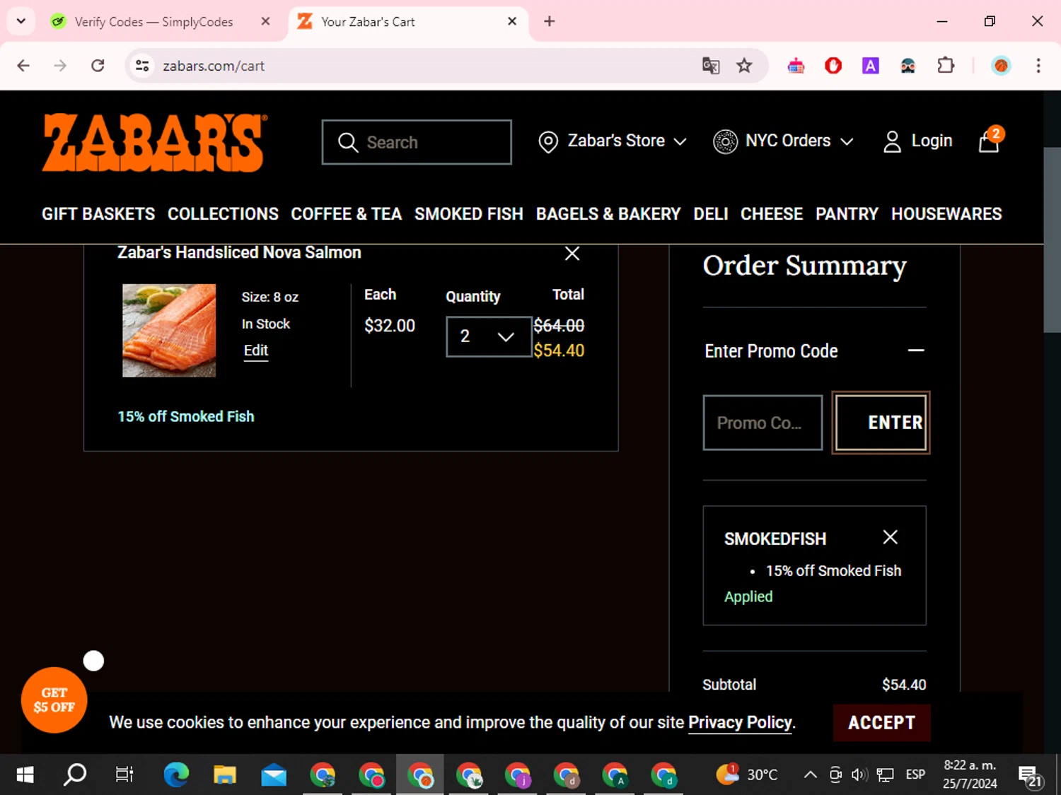 Zabar's Coupon Codes 5 Off September 2024