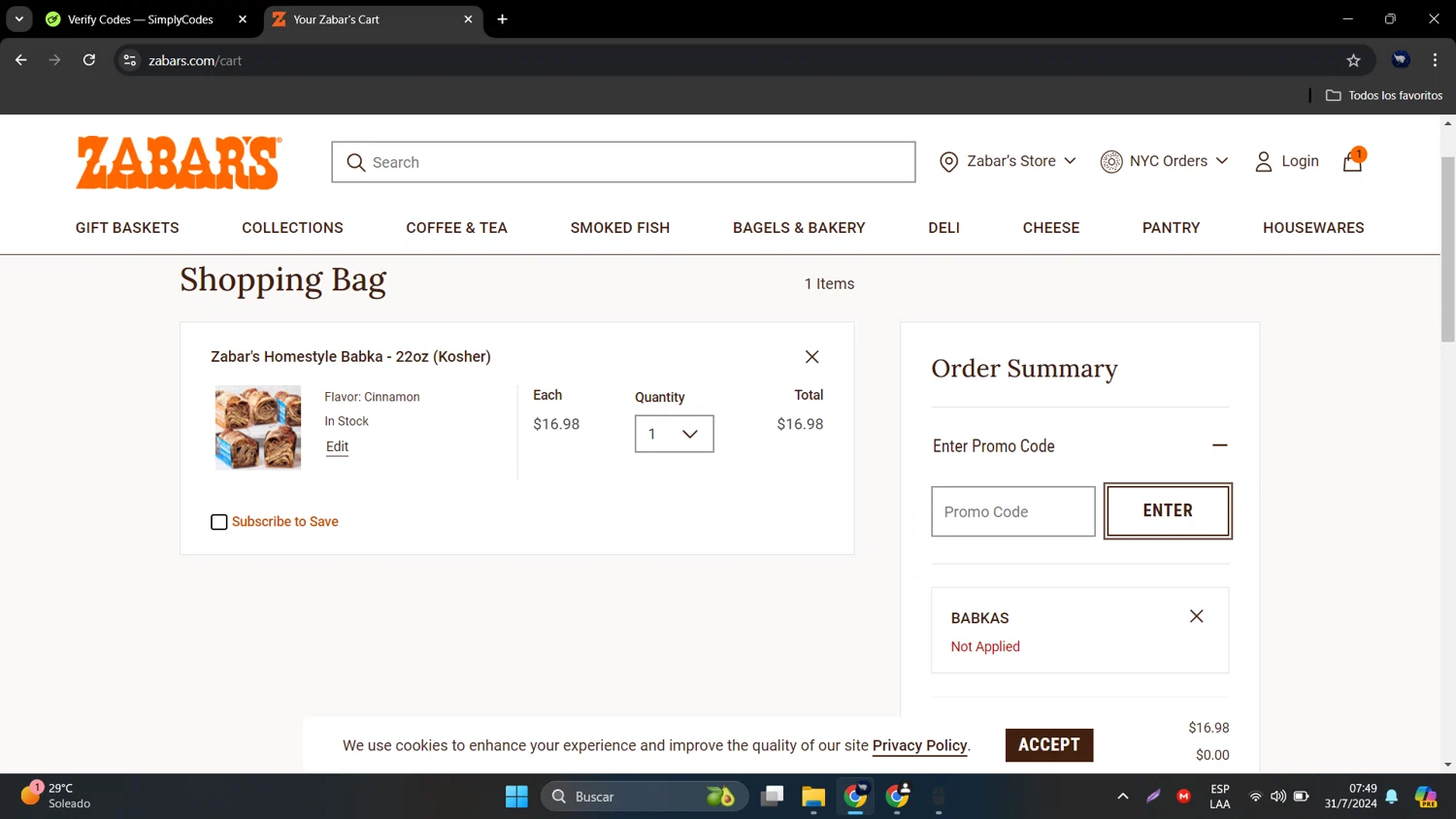 Zabar's Coupon Codes 5 Off September 2024