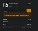 WBB15 coupon verification screenshot