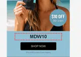 MDW10 coupon verification screenshot