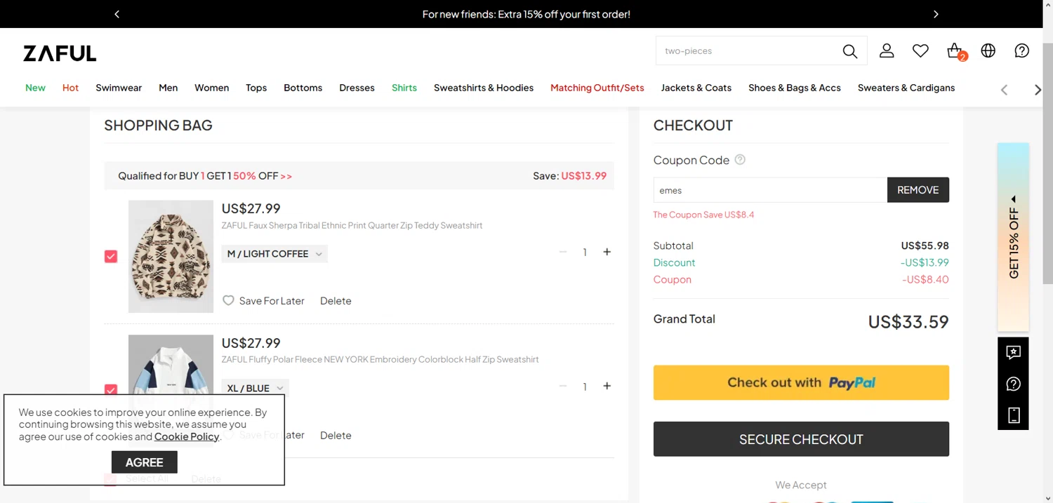 Zaful Promo Codes 25 Off January 2024