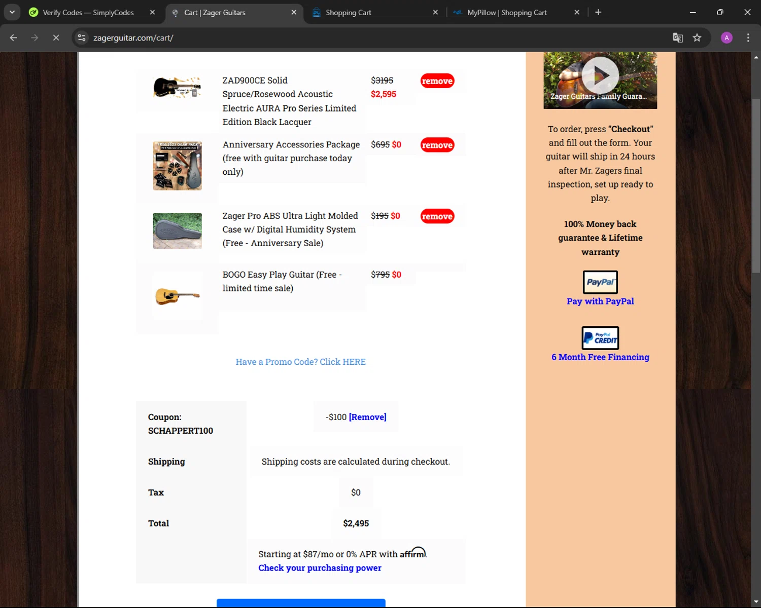 how to use Zager coupons