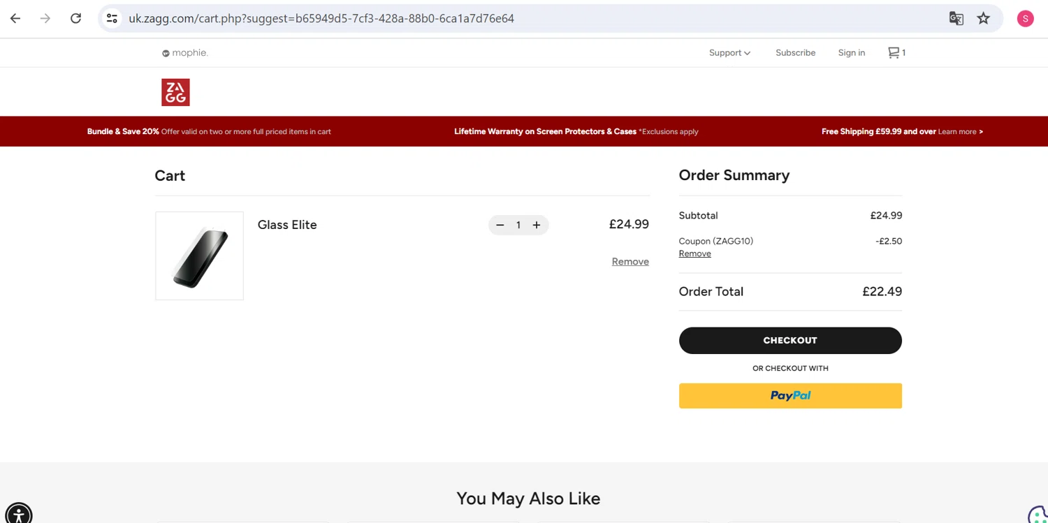 ZAGG Promo Codes 20 Off July 2024
