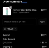 FJBLOG coupon verification screenshot