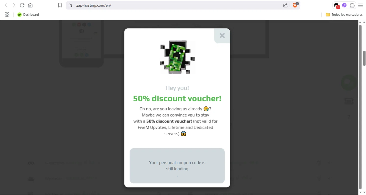 ZAP-Hosting checkout page showing ZAP-Hosting promo code box | Screenshot taken by SimplyCodes community member on Jun 8, 2025