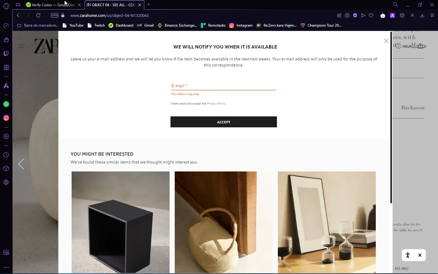 Zara Home Promo Codes 10 off Discount Codes in August 2024 SimplyCodes