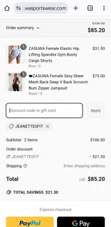 ZASUWA coupon verification screenshot