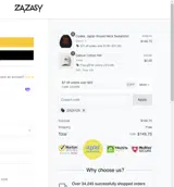 zaza129 coupon verification screenshot
