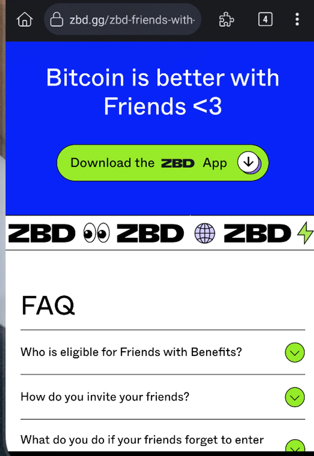 ZBD promo code screenshot showing code THANKS applied at ZBD checkout page. Uploaded by SimplyCodes community member JhoennysM on Jul 23, 2025