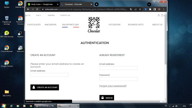 zChocolat checkout page showing zChocolat coupon code box | Screenshot taken by SimplyCodes community member on Jan 14, 2025