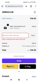 LOYALAF coupon verification screenshot