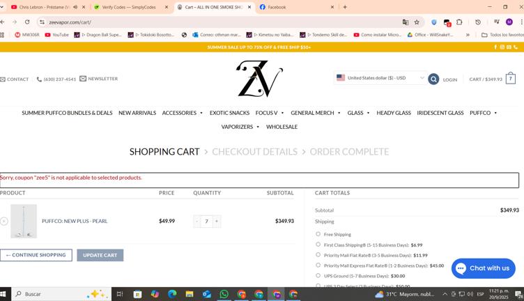 Zee Vapor Promo Codes (6 Verified) - 5% Off w/Code Oct 2025