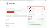 Zenbivy coupon verification screenshot