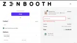 Zenbooth coupon verification screenshot