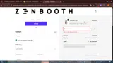 Zenbooth coupon verification screenshot