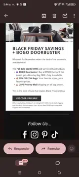 Fallsale coupon verification screenshot