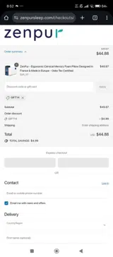 GIFT14 coupon verification screenshot