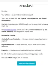 Zenwise coupon verification screenshot