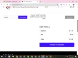 ZEO coupon verification screenshot