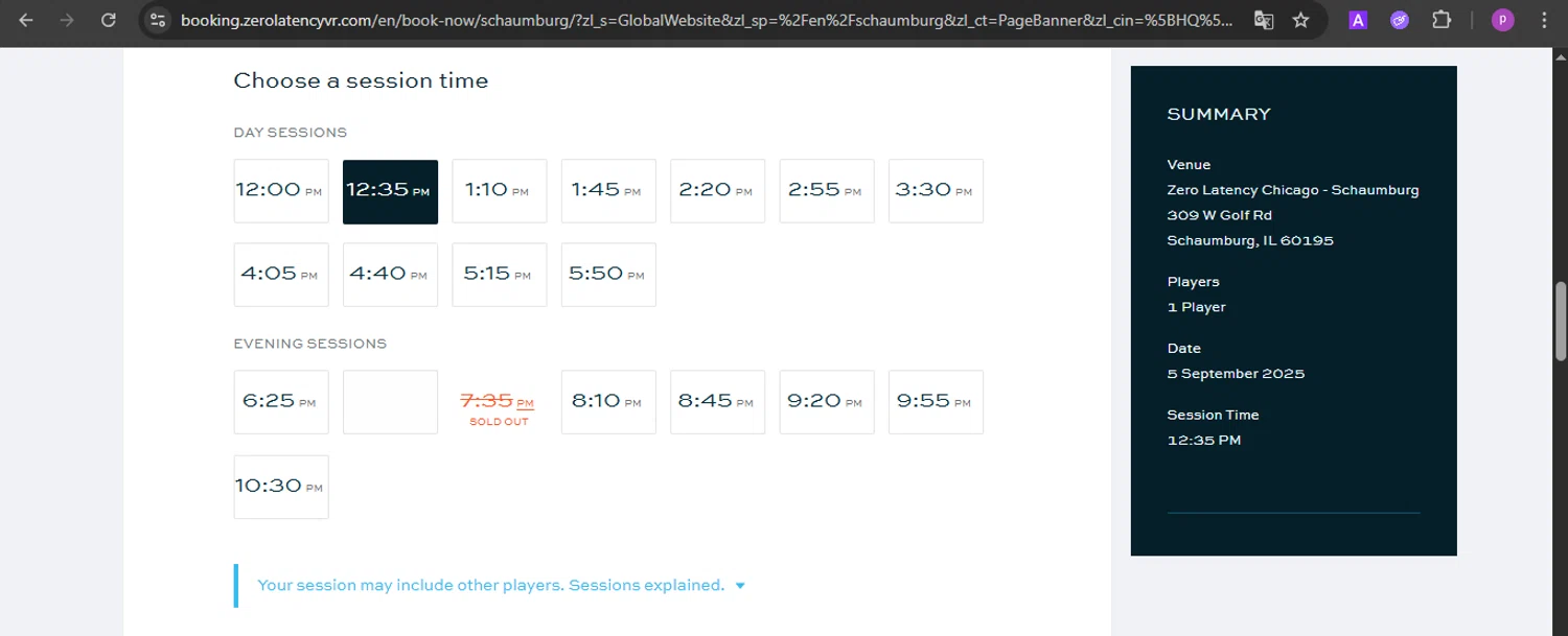 Zero Latency VR promo code screenshot showing code SUMMER20 applied at Zero Latency VR checkout page. Uploaded by SimplyCodes community member firoas on Sep 4, 2025