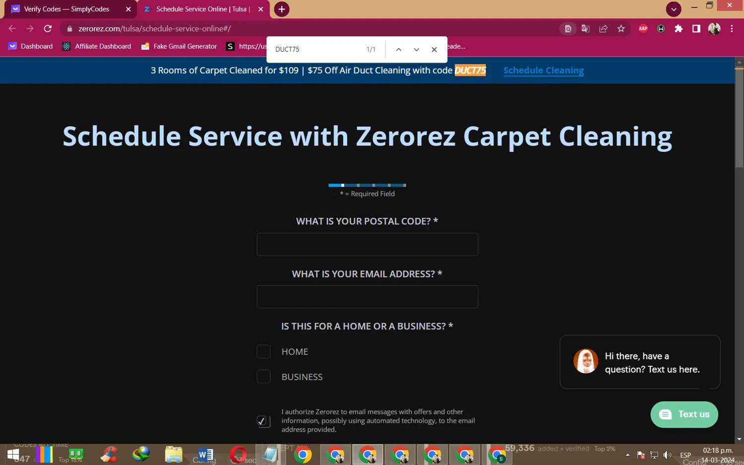 Zerorez Promo Codes 20 Off Coupons in August 2024 SimplyCodes