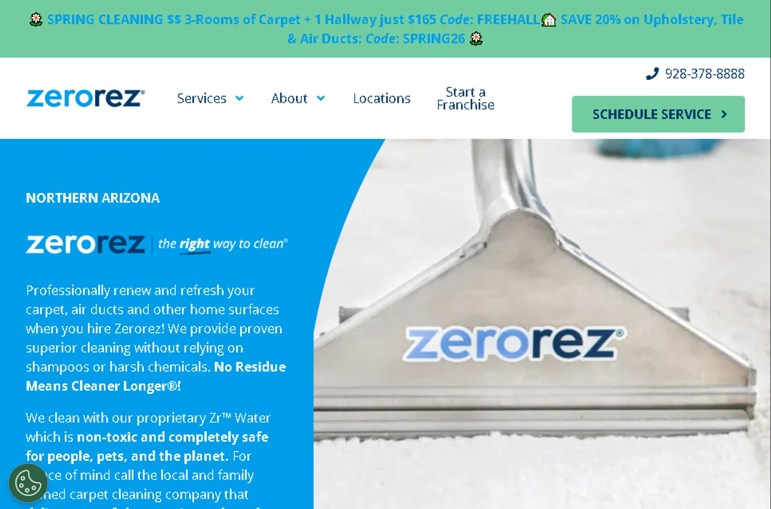 Zerorez promo code screenshot showing code BONUS26 applied at Zerorez checkout page. Uploaded by SimplyCodes community member moraelmejor on Apr 9, 2026