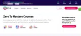 Zero To Mastery coupon verification screenshot