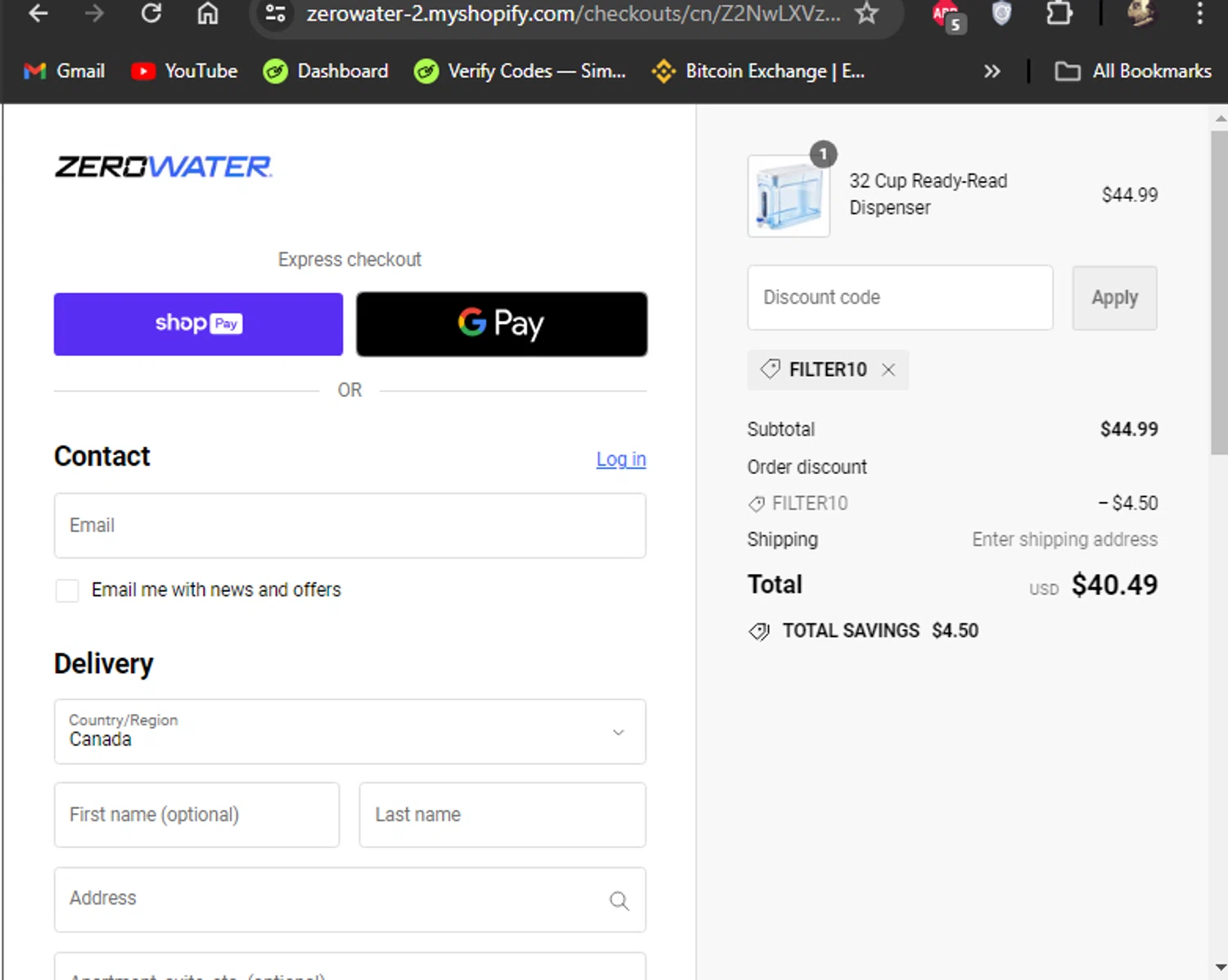 Culligan ZeroWater Coupons 10 Off October 2024