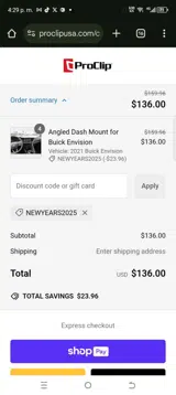 Newyear25 coupon verification screenshot
