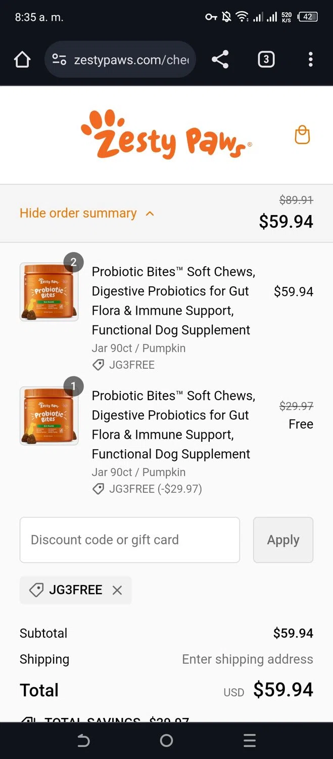 Zesty Paws Promo Codes 30 Off May 2024