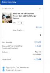 FINAL20 coupon verification screenshot