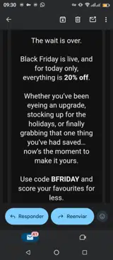 BFRIDAY coupon verification screenshot