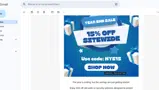 NYE15 coupon verification screenshot