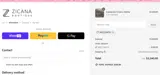Zicana Boutique coupon verification screenshot