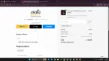WELCOME10 coupon verification screenshot