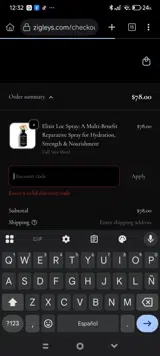 Q9NRBX7P coupon verification screenshot