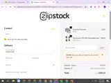 Ziip Stock coupon verification screenshot