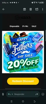 Ziip Stock coupon verification screenshot