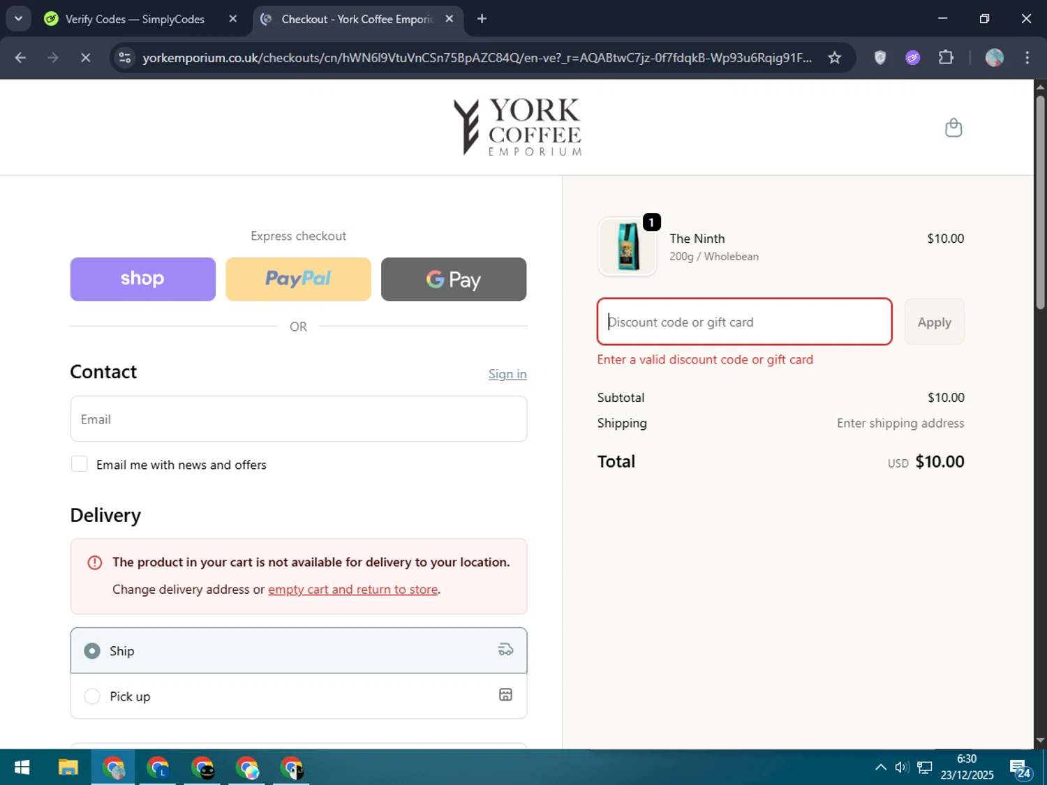ZIK Analytics coupon code screenshot showing code bloggervoice applied at ZIK Analytics checkout page. Uploaded by SimplyCodes community member LegendaryPro7106 on Dec 23, 2025