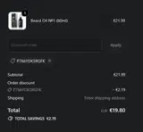 P766YDK5RGFK coupon verification screenshot